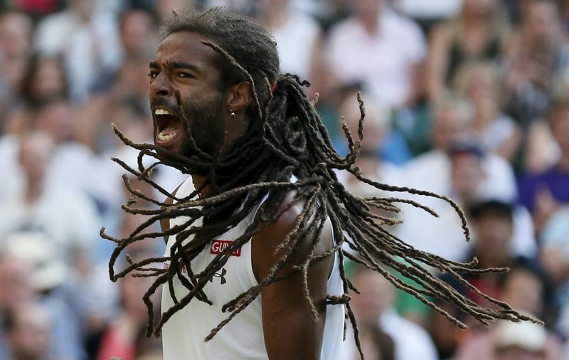 Dustin Brown - dedicație specială, după ce l-a eliminat pe Rafa Nadal / GALERIE FOTO