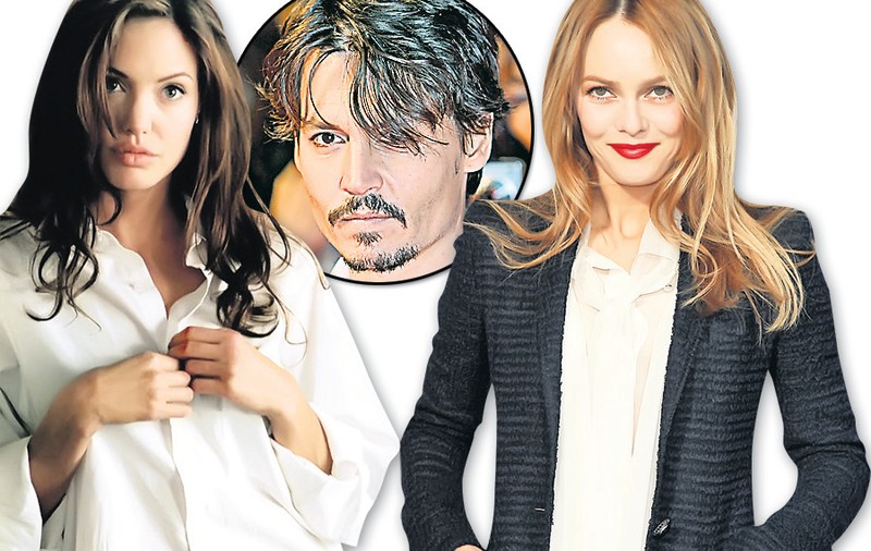 Angelina, îndrăgostită de iubita lui Johnny Depp
