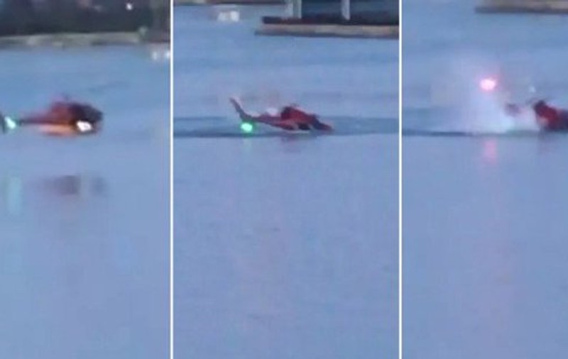 Un elicopter s-a prăbușit la New York. Cinci oameni au murit. Momentul prăbușirii a fost filmat / VIDEO