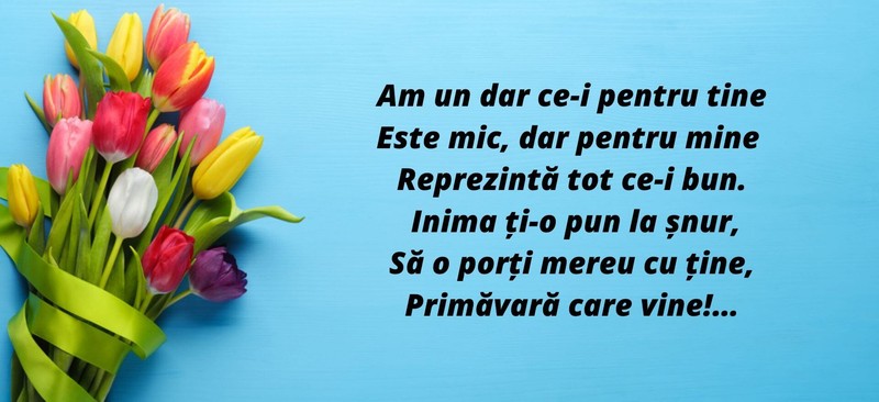 Darul meu pentru tine - poezii de mărțișor