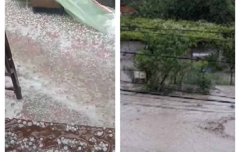 VIDEO | România, sub asediul ploilor. Mai multe județe, lovite de grindină și ploi torențiale