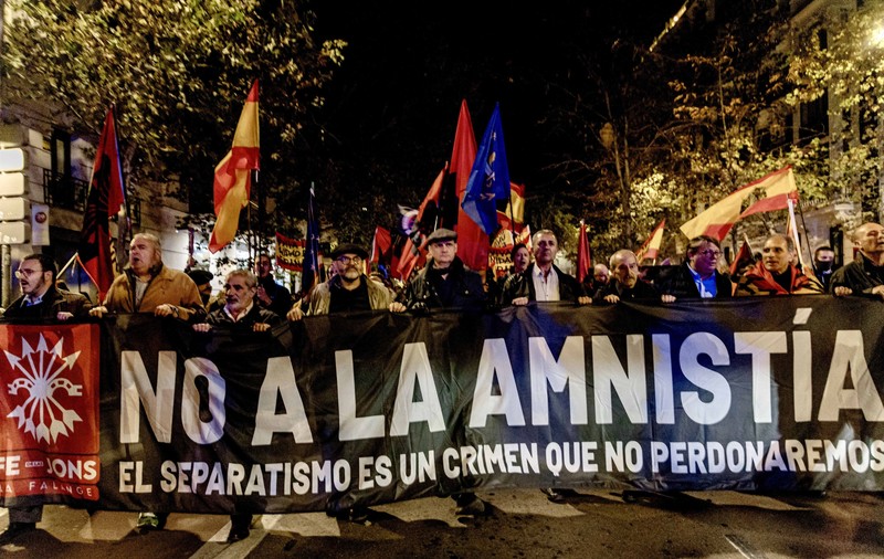 Noi proteste la Madrid față de proiectul de amnistie pentru separatiștii catalani