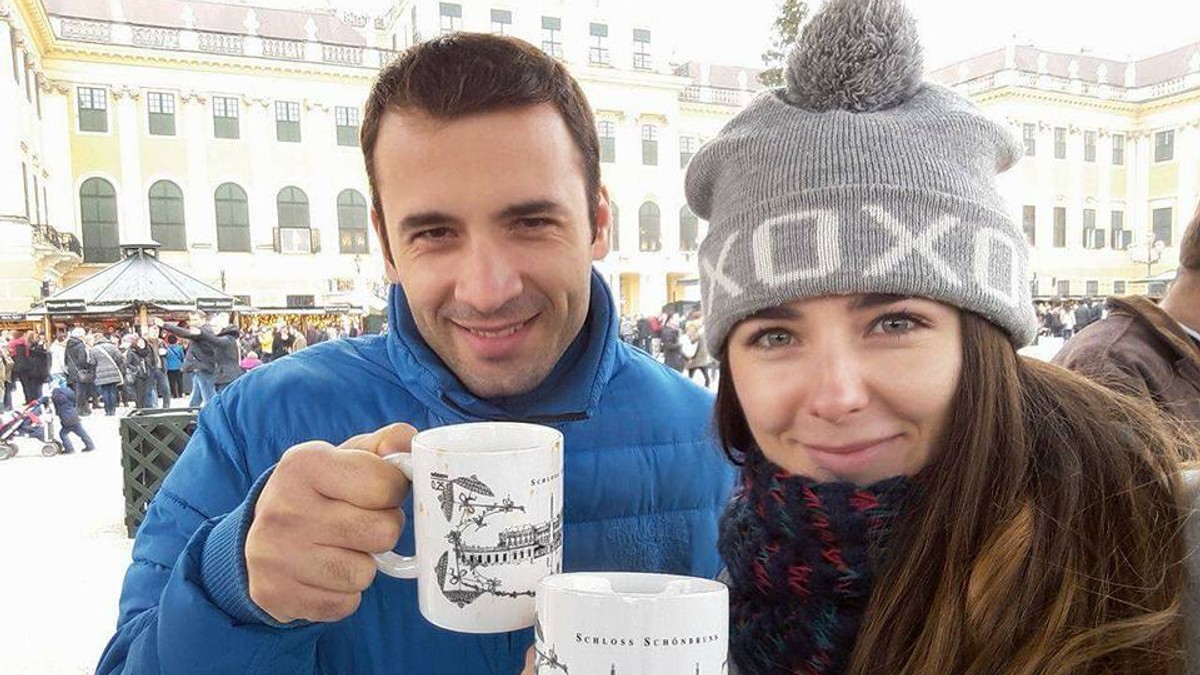 Daniel Nițoiu și soția sa, Marina, la Trips and Tricks. Daniel și Marina Nițoiu la Viena