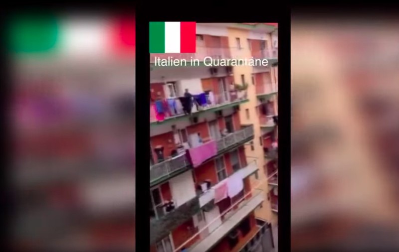 Cum arată carantina în Napoli și cum arată cea dintr-un oraș din Germania. Imaginile sunt geniale