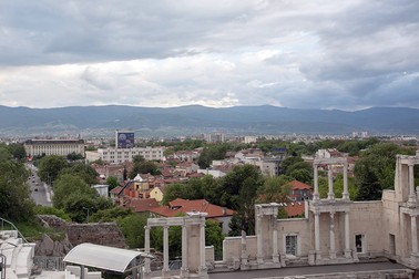 Panoramă a orașului Plovdiv