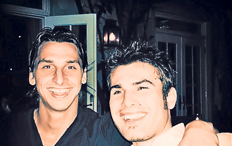 Adrian Mutu şi Zlatan Ibrahimovici, colegi de petrecere