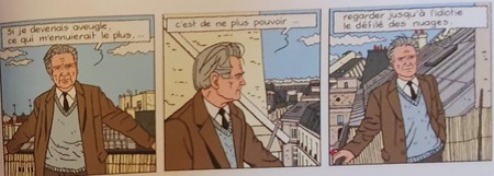 Filosoful român Emil Cioran, personaj de benzi desenate (foto Facebook)