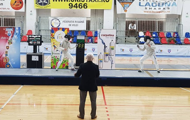 Echipa feminină de floretă a CSA Steaua, pe locul al doilea la Cupa Europei