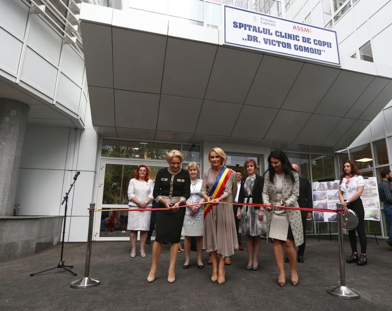 FOTO/ Spitalul ”Victor Gomoiu”, primul spital de copii construit în Capitală în ultimii 30 de ani, a fost inaugurat