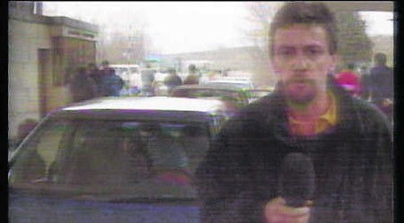 Ultima imagine cu Danny Huwe, pe postul VTM, înainte de a ajuge la București