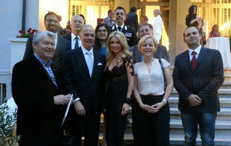 Cristina Herea, susţinută de Ambasadorul Italiei 