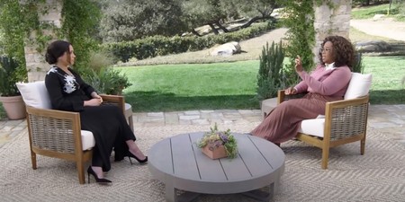 Meghan Markle, la interviul cu Oprah Winfrey. Foto: Hepta