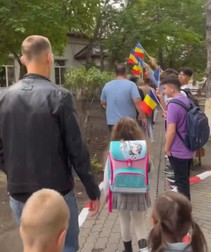 Emoțiile s-au văzut și în poză