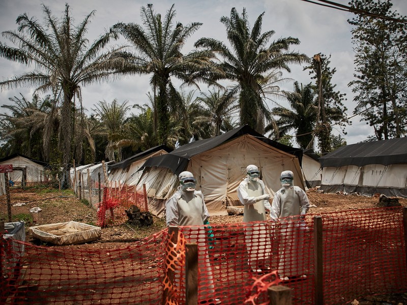 Mangina, din provincia congoleză North Kivu, a fost grav lovită de Ebola în 2018