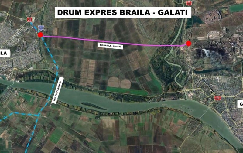 A fost semnat contractul pentru construirea drumului expres Galați - Brăila﻿