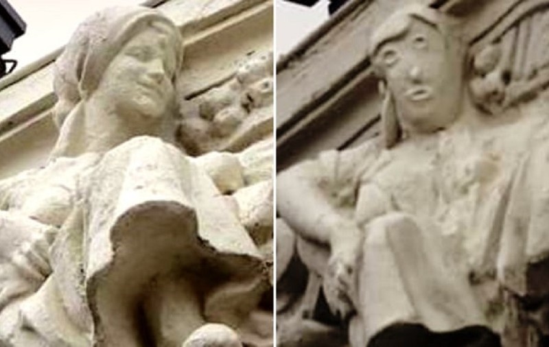 Spania, campioana restaurărilor eșuate. După pictura cu Iisus transformat în maimuță, o sculptură a căpătat chipul lui Donald Trump