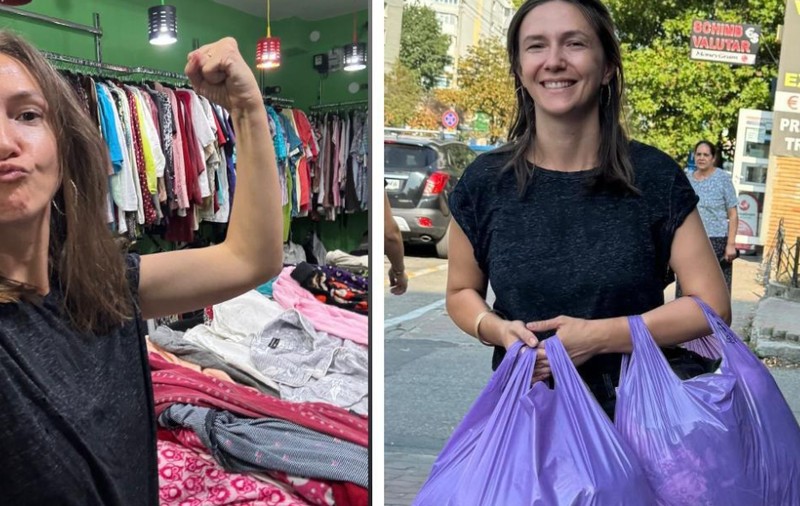 Adela Popescu a făcut cumpărături de la magazine second hand. „Foarte mulțumită. Abia aștept să vă arăt ce mi-am luat”