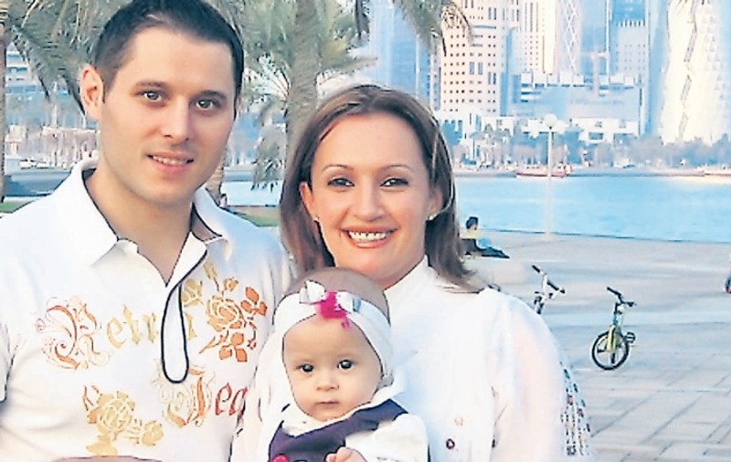 Răzvan Şelariu e mândru de soţia şi de fetiţa lui