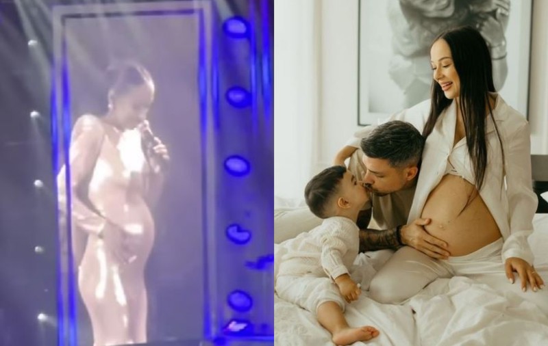 Vlăduța Lupău este însărcinată a doua oară. Și-a arătat burtica de gravidă pe scenă, la Sala Palatului: „O altă minune” VIDEO