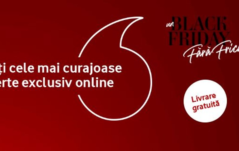 Vodafone Black Friday. Oferte la telefoane și abonamente la preț promoțional