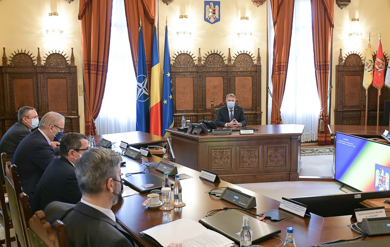 Klaus Iohannis, după şedinţa CSAT: „România nu va fi atrasă în conflictul militar din Ucraina, dar nu facem niciun pas înapoi pentru a ne proteja valorile”