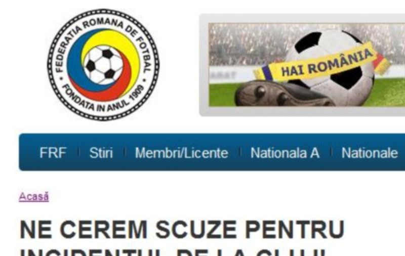Pas spre normalitate! FRF cere scuze pentru incidentul de la Cluj