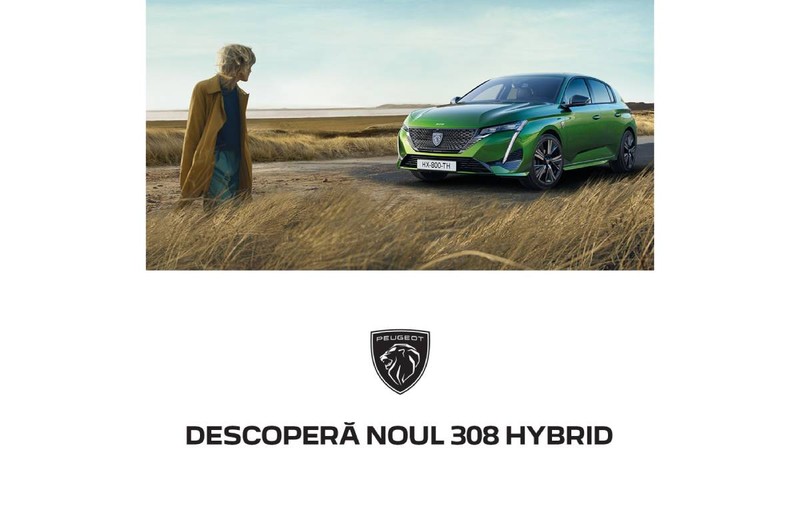 Noul PEUGEOT 308 - primul model ce poartă noul logo PEUGEOT