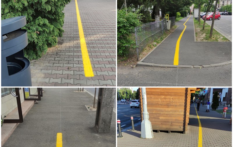 Băimărenii critică noile „piste” de biciclete, primarul Cherecheș spune că „nu sunt finalizate”