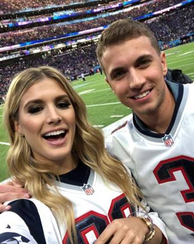 Nu vine la Cluj, s-a dus la Super Bowl. Eugenie Bouchard a petrecut din nou cu studentul John Goehrke / GALERIE FOTO
