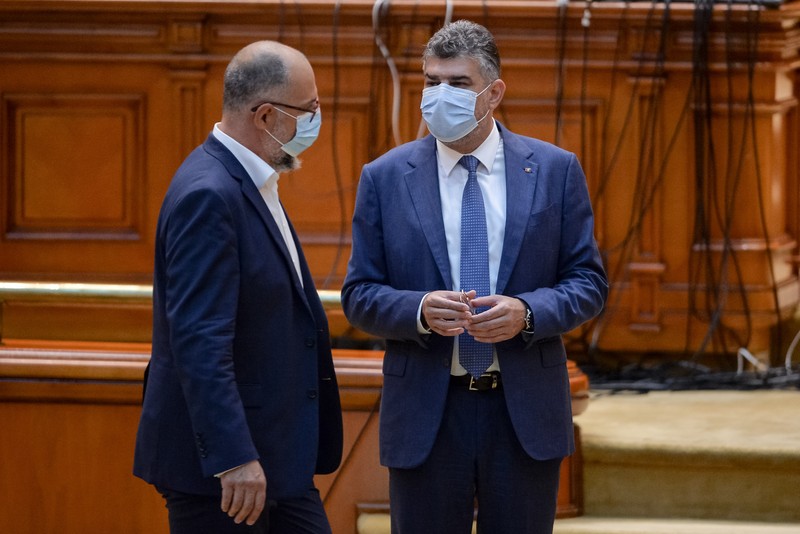 Kelemen Hunor și Marcel Ciolacu ar putea forma o coaliție după alegeri FOTO: Hepta