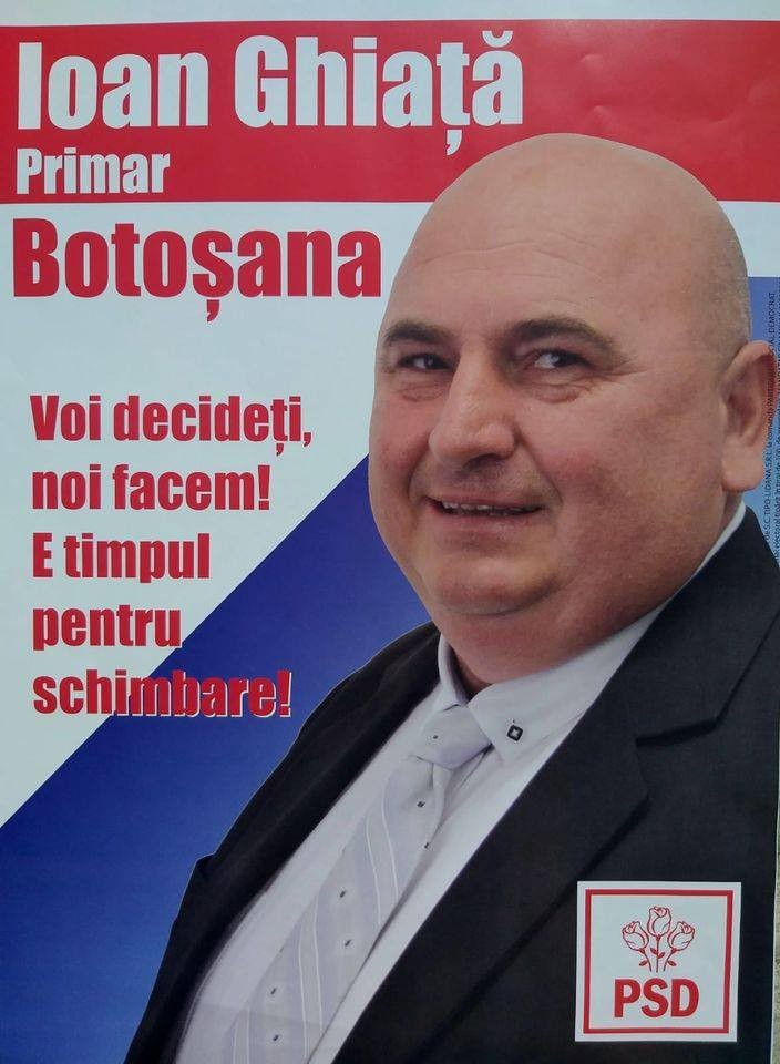 Contracandidatul actualului primar, Ioan Ghiață, PSD