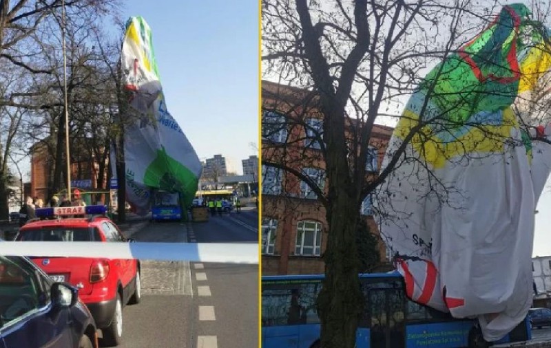 Un balon cu aer cald a căzut peste un bloc, o femeie a murit și doi oameni au fost răniți, în Polonia | VIDEO