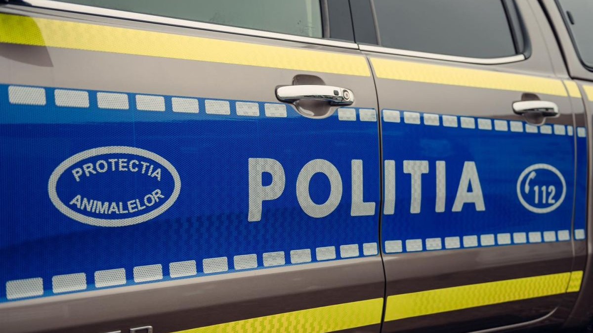 ușă de mașină de poliție