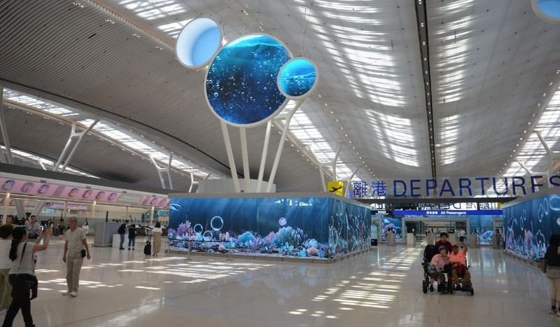 Terminalul 2 al Aeroportului Internațional din Hong Kong (HKG). Sursă foto: Shutterstock