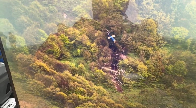 Locul accidentului de elicopter soldat cu moartea lui Raisi Foto: Profimedia