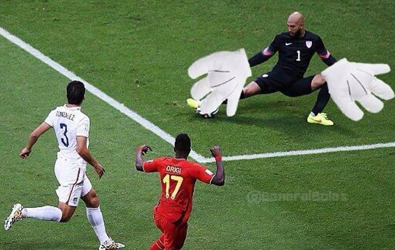 FOTO/ Americanii îl au pe ”Superman” Tim Howard. ^16 parade, RECORD MONDIAL, dar e acasă