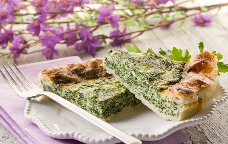 Quiche cu spanac și ricotta - rețetă dietetică
