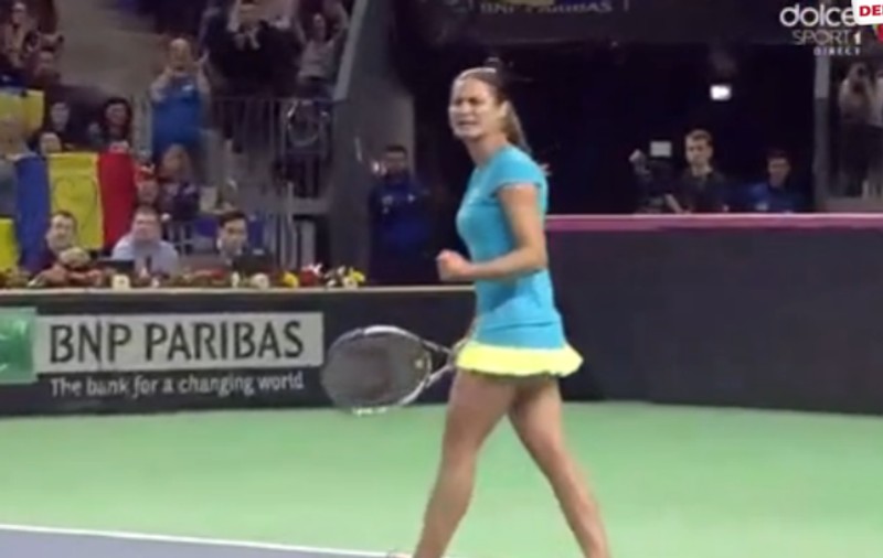 Triumful carierei pentru Niculescu, la Fed Cup. ^Prima victorie în patru ani în faţa unei jucătoare de Top 10!