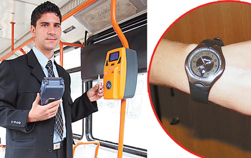 Acesta este ceasul-bilet, pentru metrou şi RATB