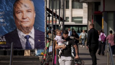 Afiș electoral Nicolae Ciucă