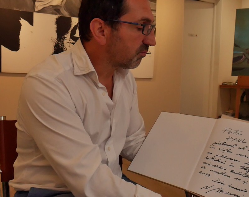 VIDEO/ Paul Amarica, românul cu galerie de artă lângă Champs Elysees. Expune în special artiști români contemporani