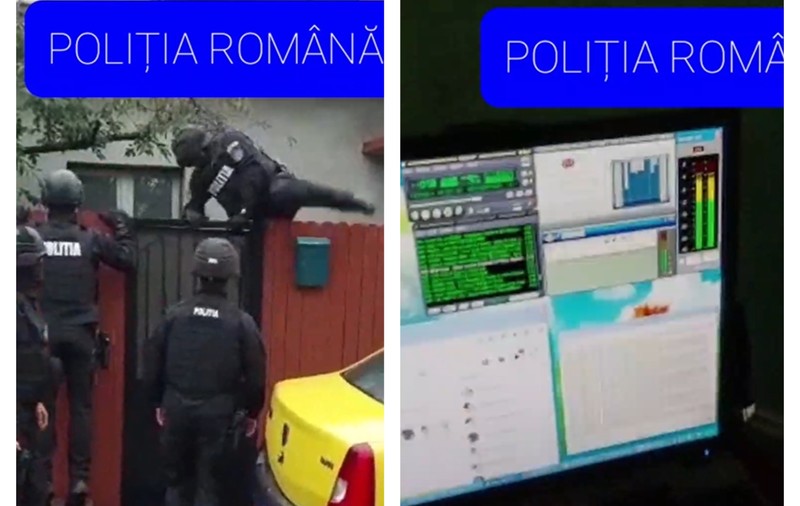 Intervenție a polițiștilor din București, într-un dosar privind transmisia TV fără licență