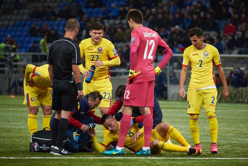 Droagoș Girgore s-a accidentat în prima repriză.