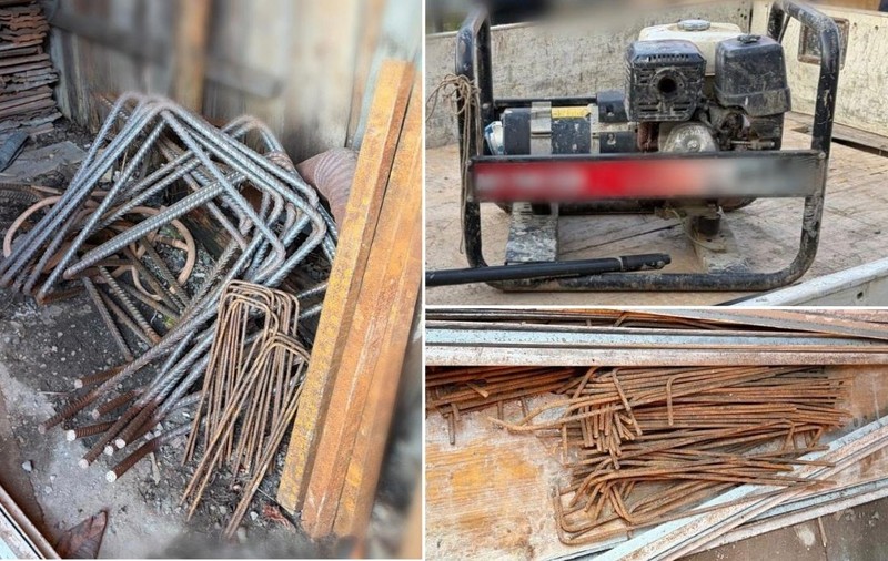 Mai mulți muncitori de pe șantierul feroviar Cluj-Oradea au furat materiale de construcție și aparatură și le-au ascuns la pensiunea unde erau cazați