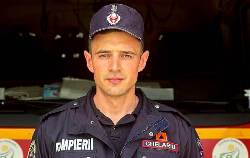 Pompier din cadrul ISU Brașov, abia ieșit dintr-o tură de 24 de ore, intervenție la un accident: „Spiritul de salvator nu are pauză”