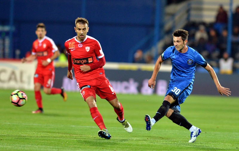 Liga 1, play-off, prima etapă: FC Viitorul - Dinamo Bucureşti 0-0. Reacţia lui Contra / VIDEO