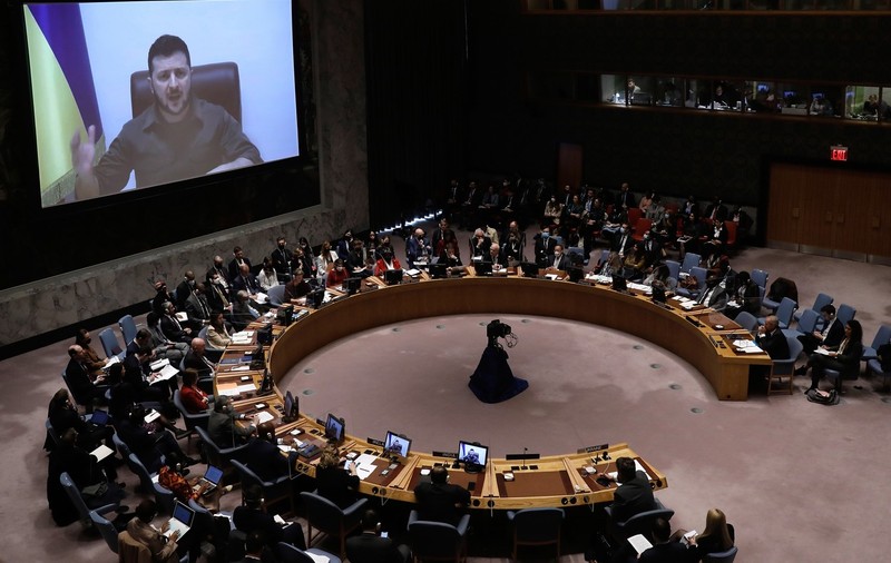 Volodimir Zelenski, în fața Consiliului de Securitate al ONU: „Excludeți Rusia sau dizolvați-vă”