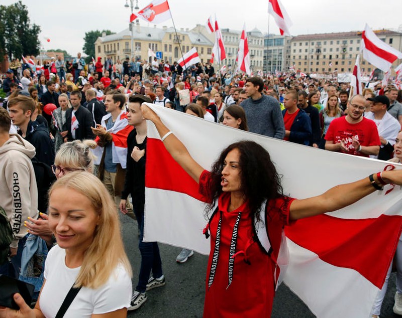 Noi proteste masive în Belarus. Peste 150.000 de oameni au cerut plecarea lui Lukaşenko de la putere