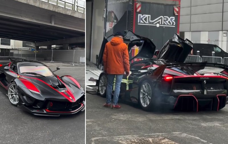 Un Ferrari FXX K Evo fără scaun și cu doar 38 de kilometri parcurși s-a vândut cu 7.000.000 de euro, la Paris