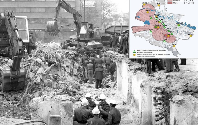 Harta Bucureștiului de după cutremur, pe care autoritățile nu v-au arătat-o niciodată! Zonele în care se poate produce lichefierea solului, fenomenul care transformă pământul în nisip mișcător în caz de seism